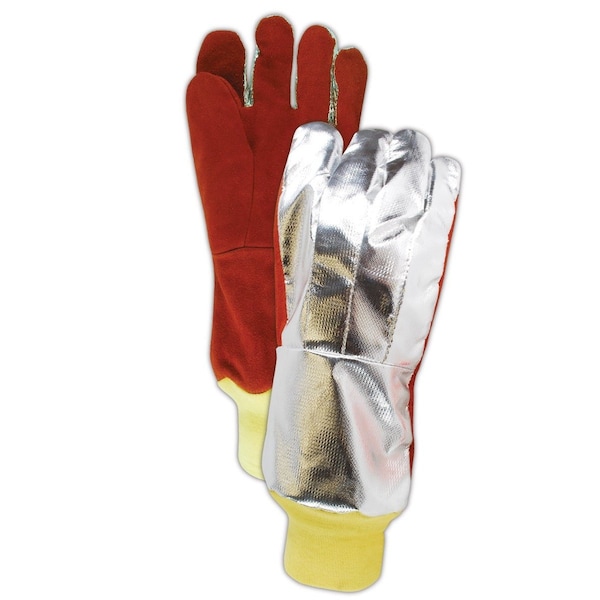 Leather Gloves, Straight Thumb Thumb, Leather, 1 PR